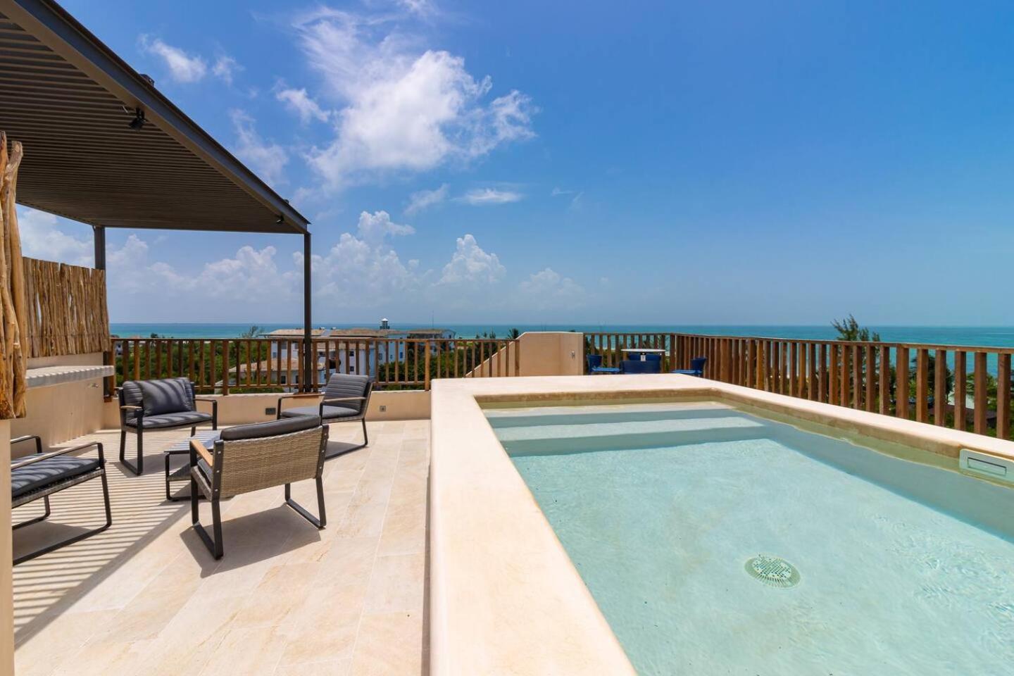 Penthouse Con Alberca Privada Y Hermosas Vistas Al Mar - A301 Isla Holbox Exteriör bild