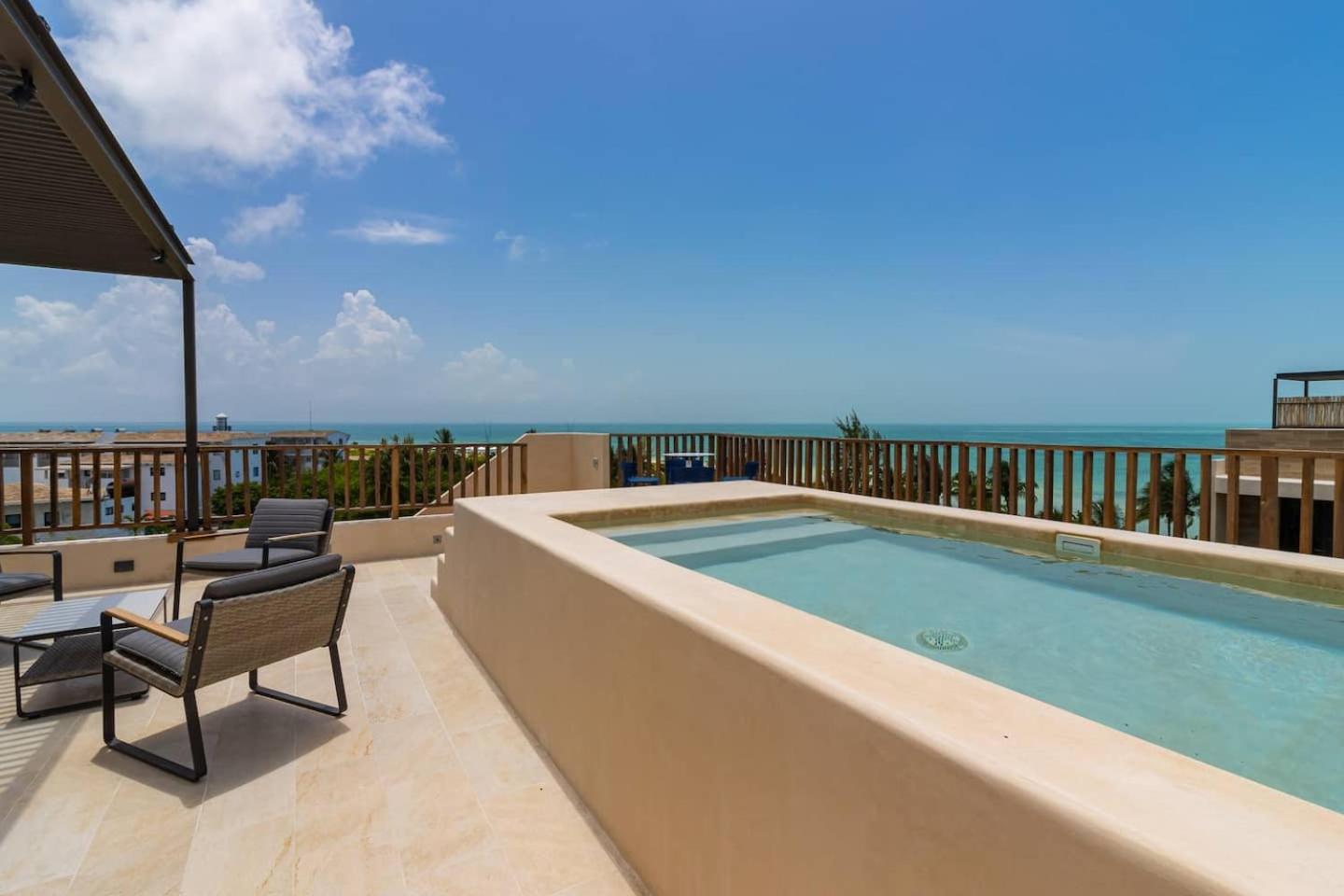 Penthouse Con Alberca Privada Y Hermosas Vistas Al Mar - A301 Isla Holbox Exteriör bild