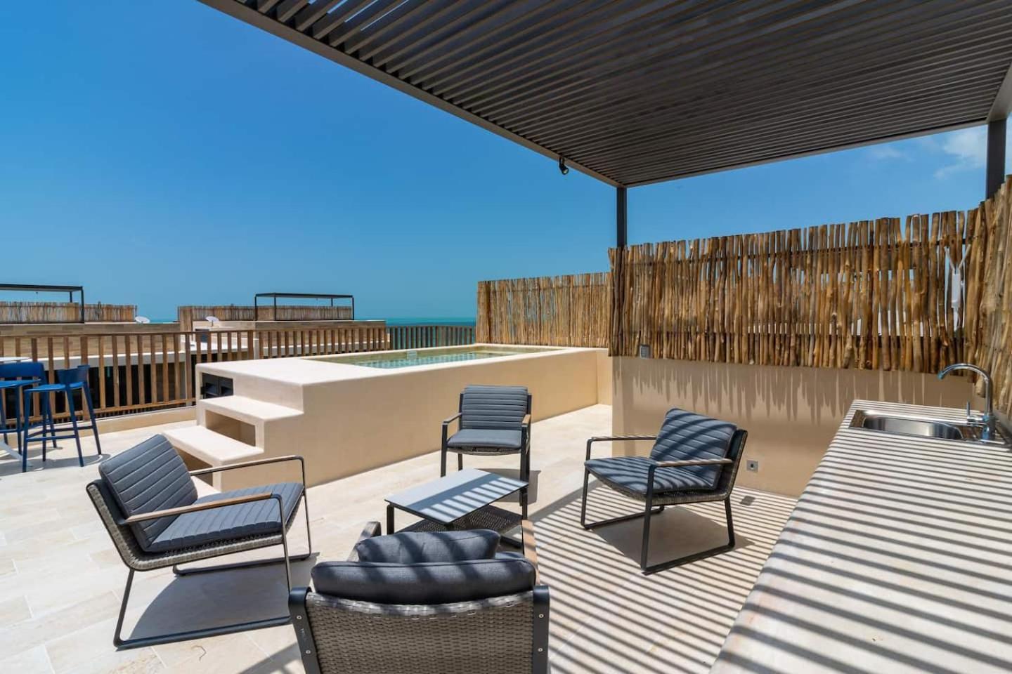 Penthouse Con Alberca Privada Y Hermosas Vistas Al Mar - A301 Isla Holbox Exteriör bild