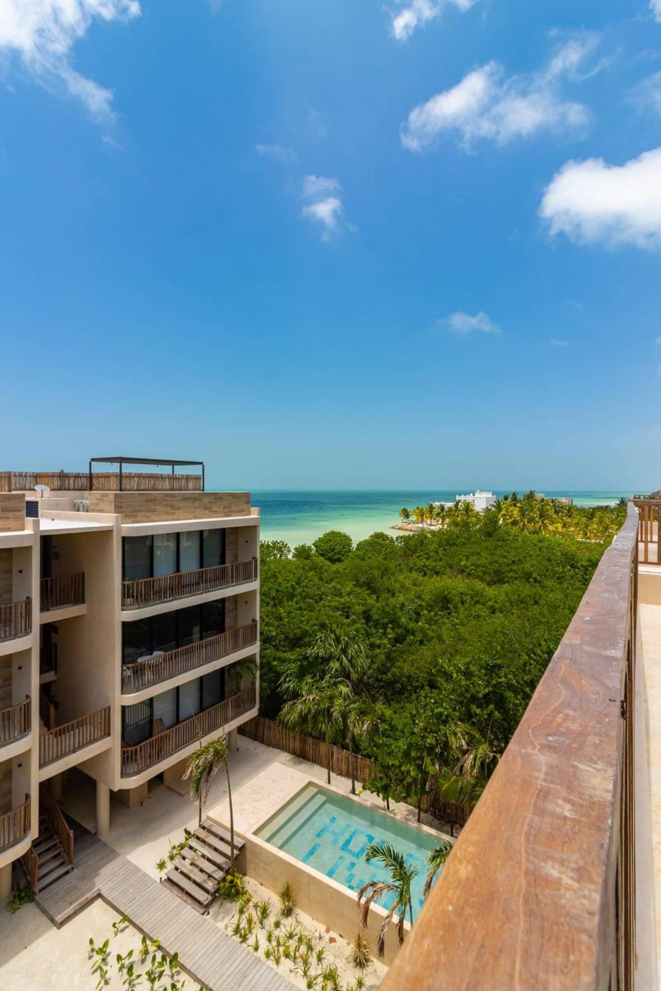 Penthouse Con Alberca Privada Y Hermosas Vistas Al Mar - A301 Isla Holbox Exteriör bild